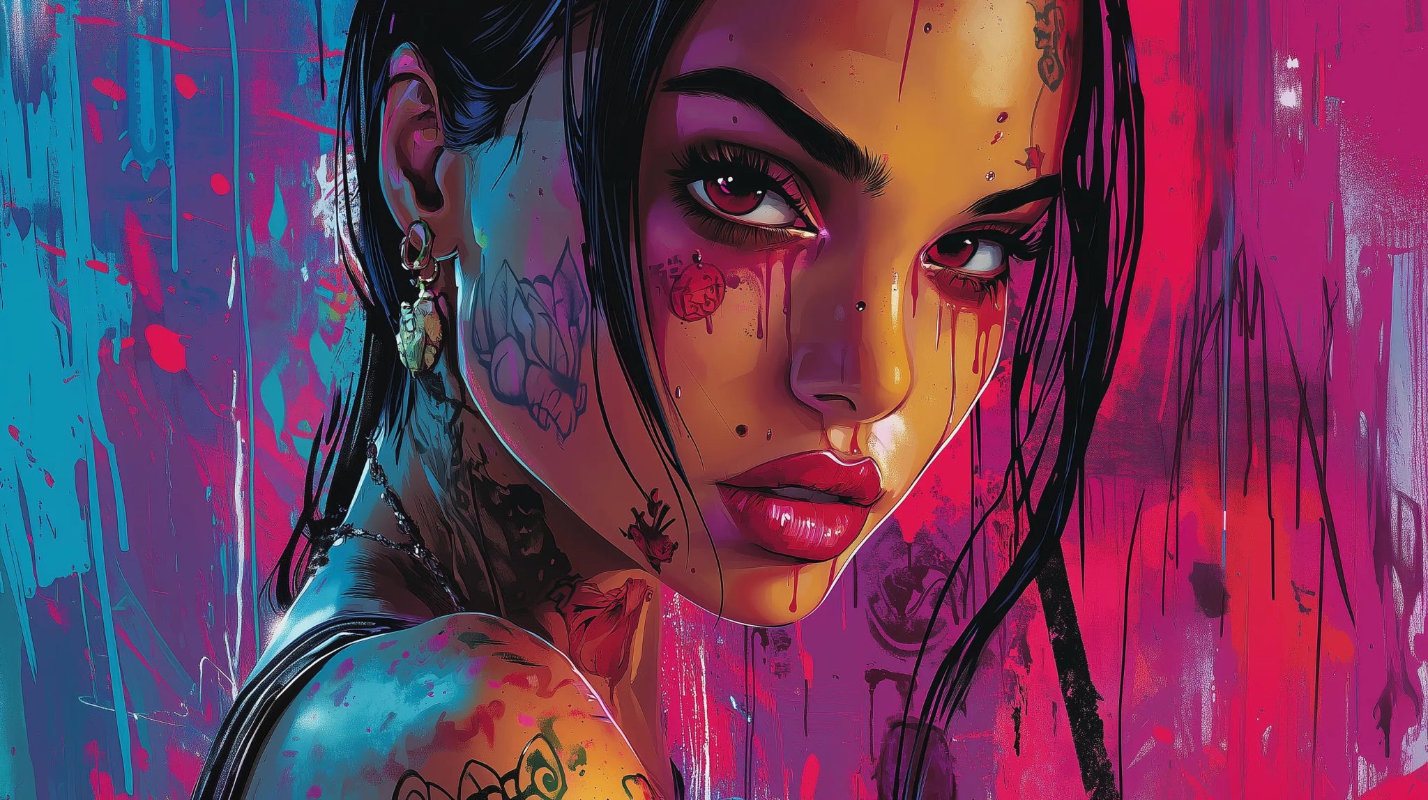 Rebel Vision – Ausdrucksstarke Streetstyle - Power als urbaner Kunstdruck | Dein Wandbild - Dein Wandbild