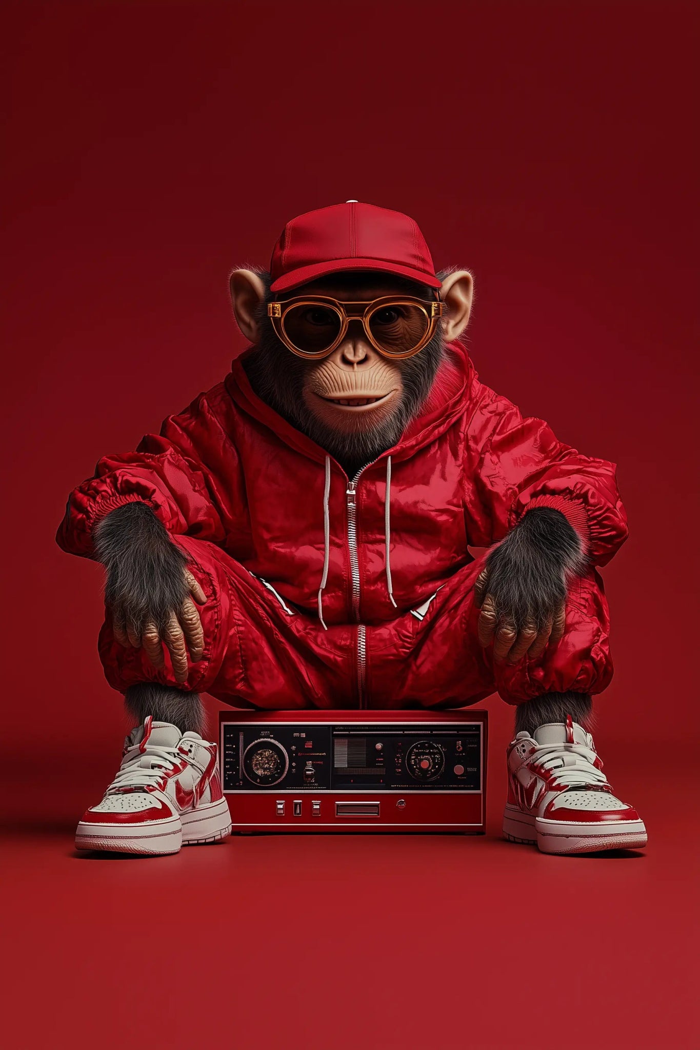 Red Supreme Streetstyle Wandbild | Dein Wandbild - Dein Wandbild