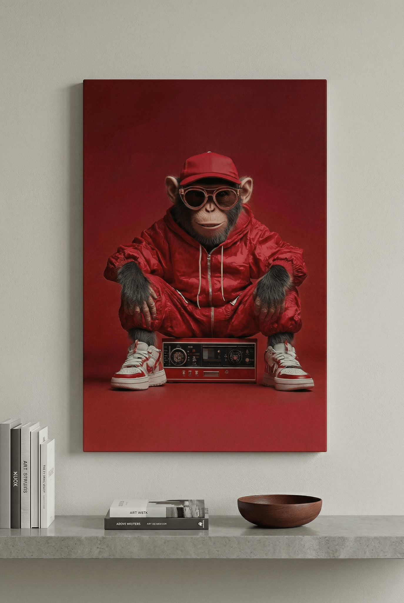 Red Supreme Streetstyle Wandbild | Dein Wandbild - Dein Wandbild