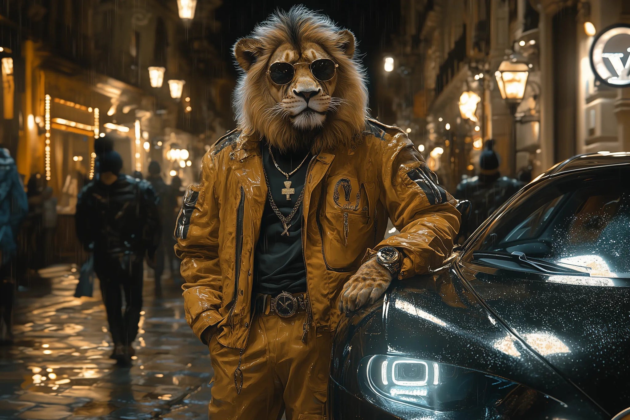 Regent der Straßen – Stil, Dominanz und unerreichbarer Luxus – Premium Wandbild - Dein Wandbild