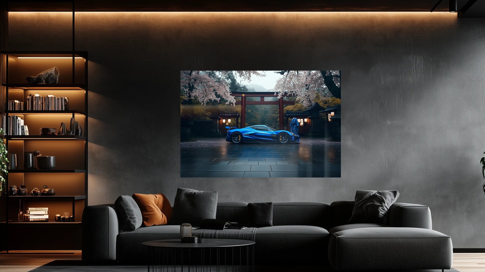 Rimac Nevera – Futuristisches Autobild mit Elektro - Power | Dein Wandbild - Dein Wandbild