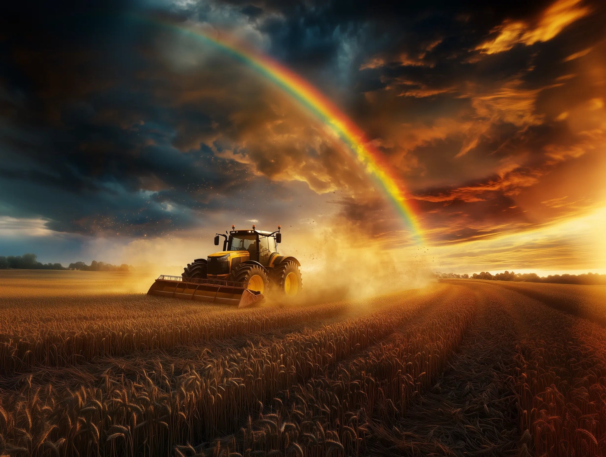 Stormlight Harvest – Kraft trifft Hoffnung - Dein Wandbild