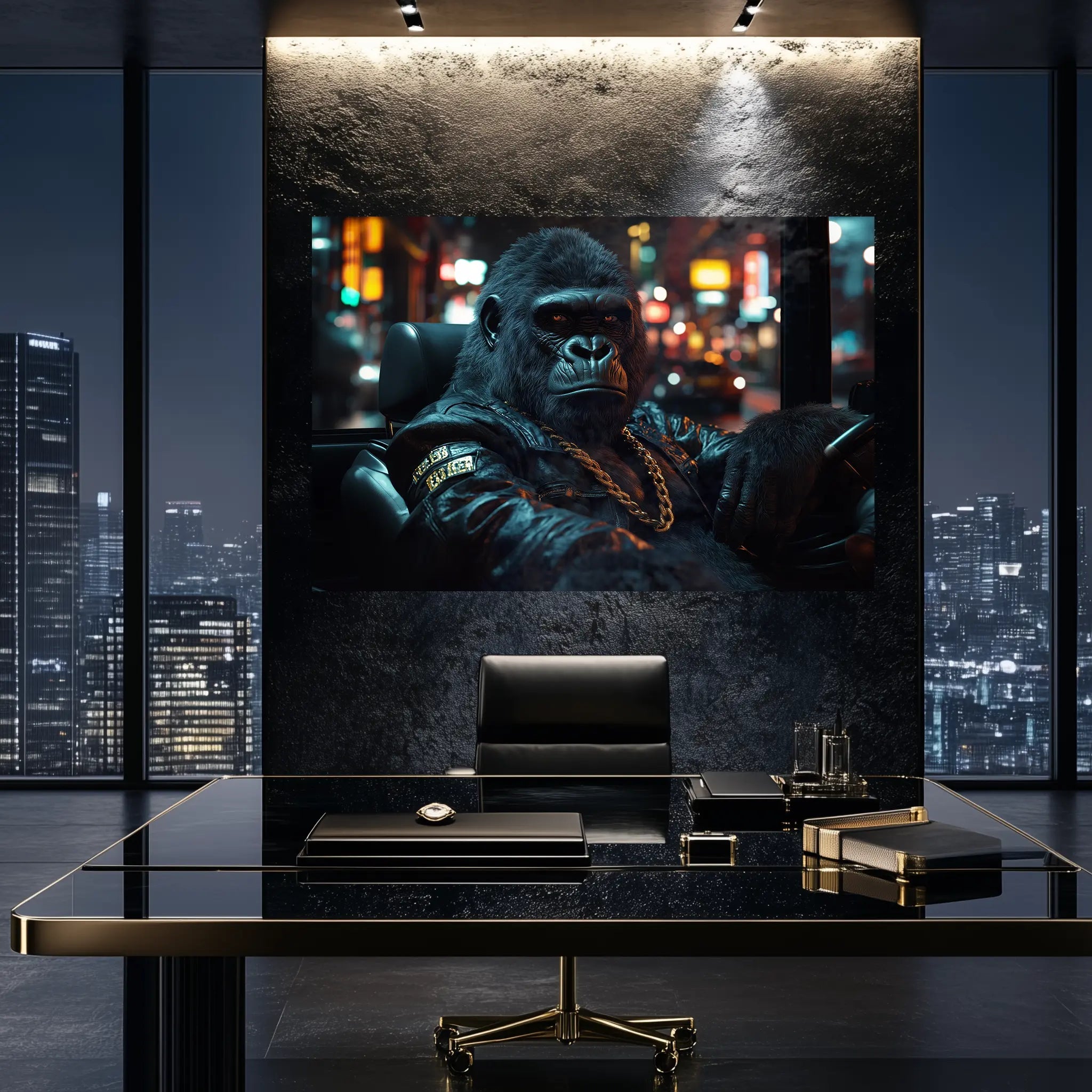 Straßenlegende – Die Nacht gehört ihm | Premium Wandbild - Dein Wandbild