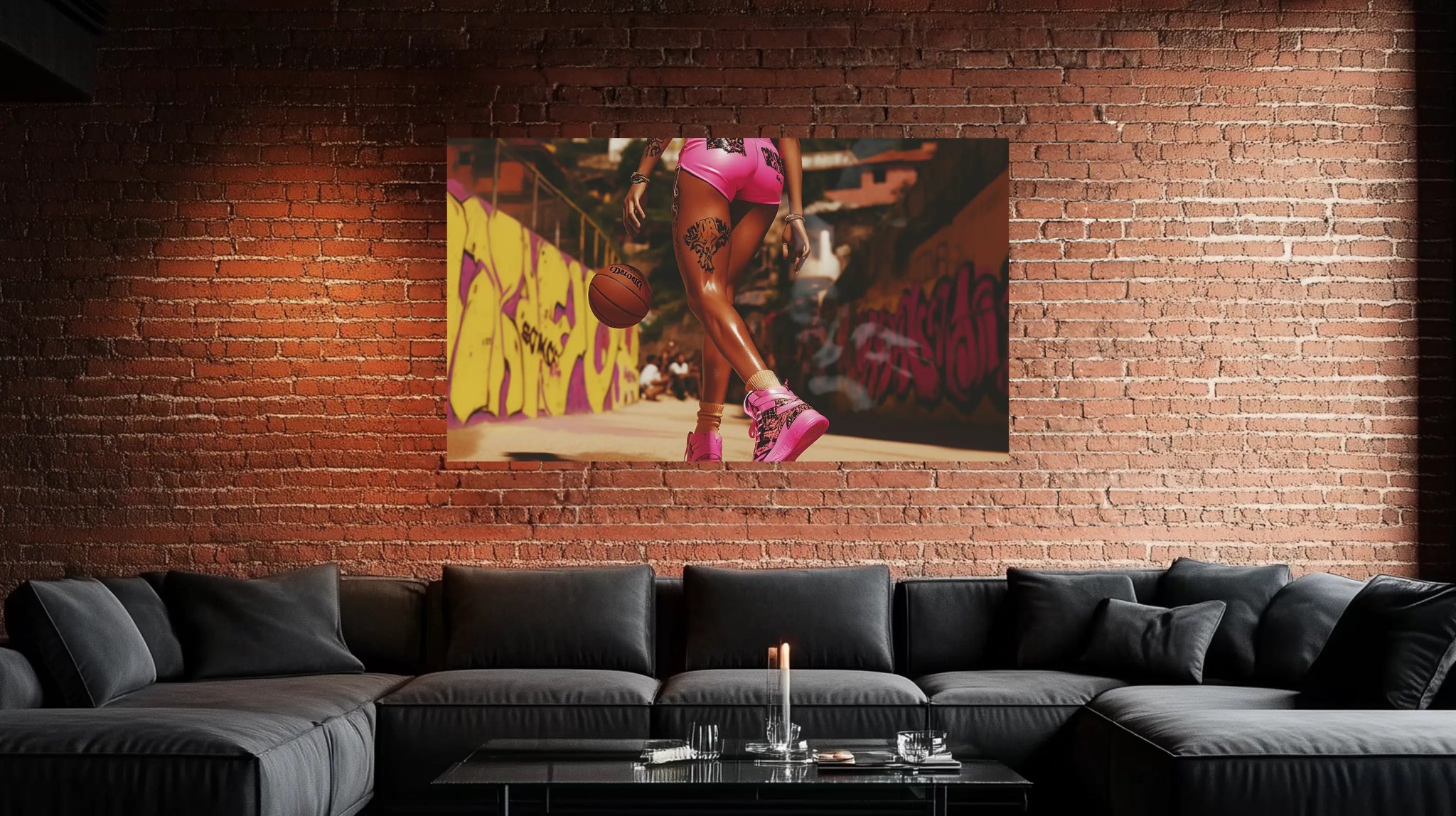 Street Queen – Urban Basketball Vibes als stilvoller Kunstdruck | Dein Wandbild - Dein Wandbild