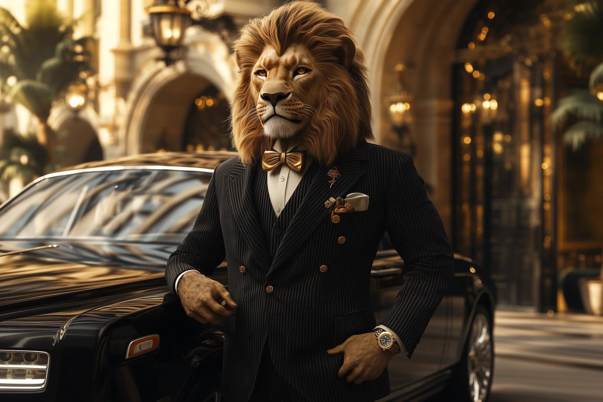 The Golden Authority | Premium Wandbild - Dein Wandbild