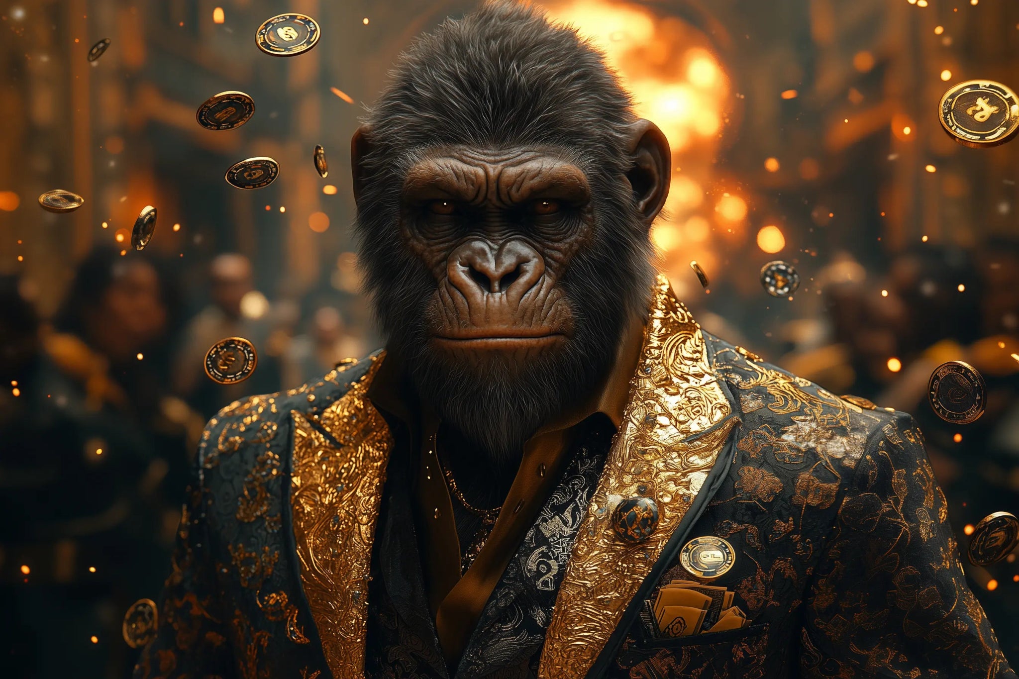 The Golden Code: Wenn ein G Ape zum Mythos wird | Premium Wandbild - Dein Wandbild