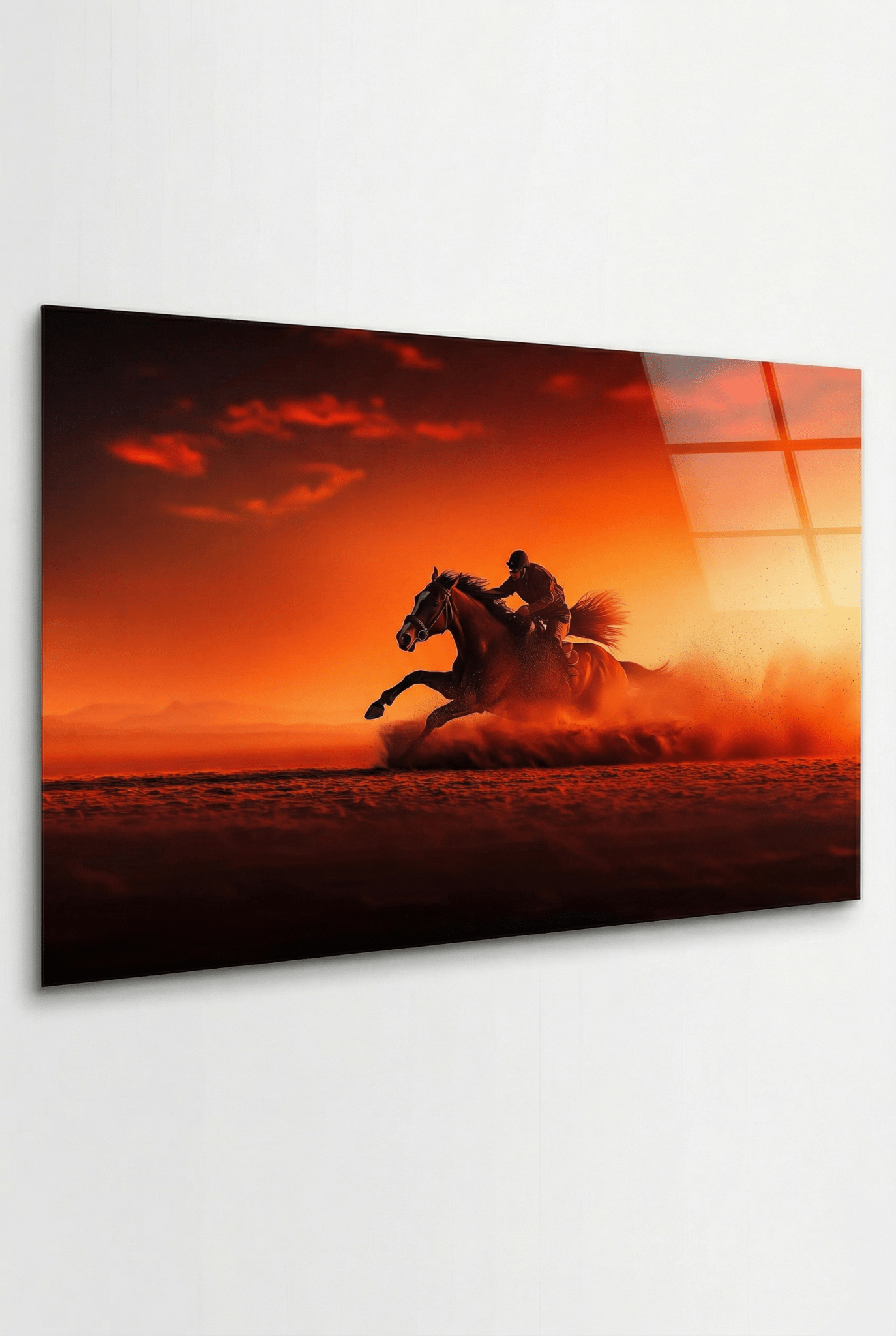 Unaufhaltsame Kraft – Explosives Pferdebild mit Quarab - Power | Dein Wandbild - Dein Wandbild