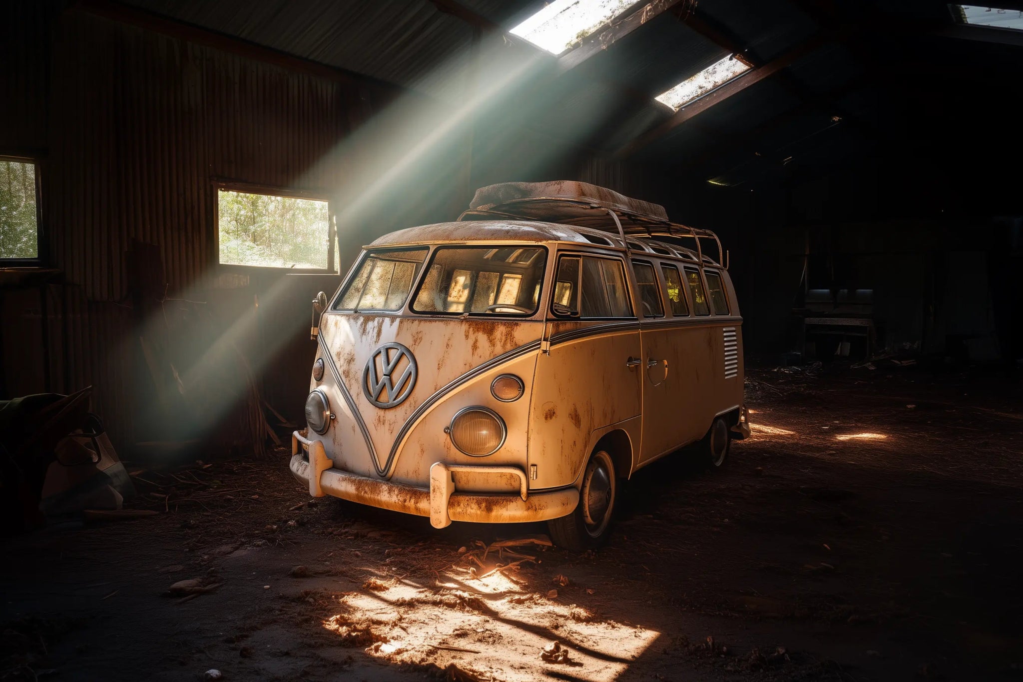 VW Bulli T1 – Das vergessene Juwel der Zeit | Dein Wandbild - Dein Wandbild