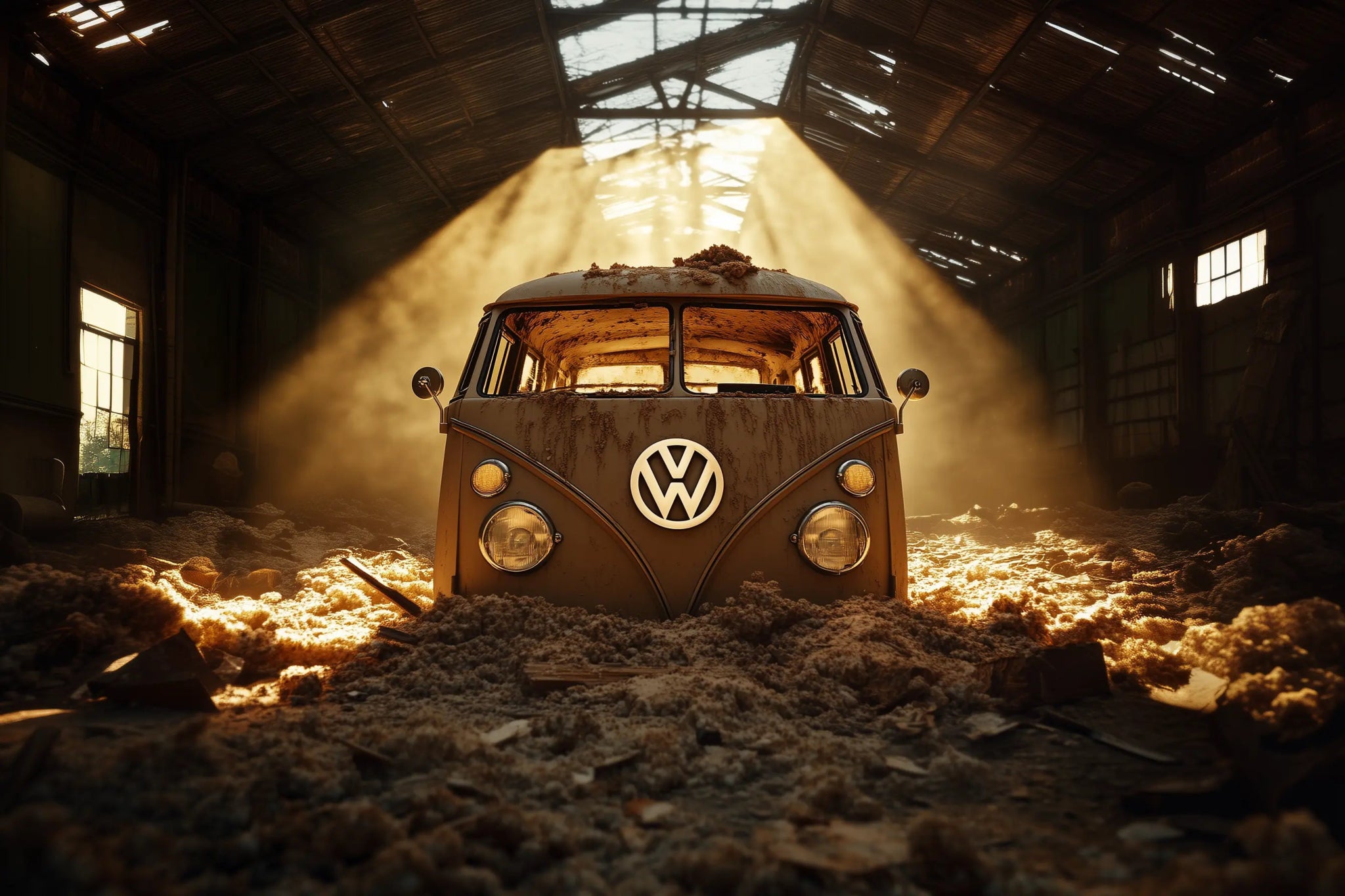 VW Bulli T1 – Das vergessene Relikt der Straße | Dein Wandbild - Dein Wandbild