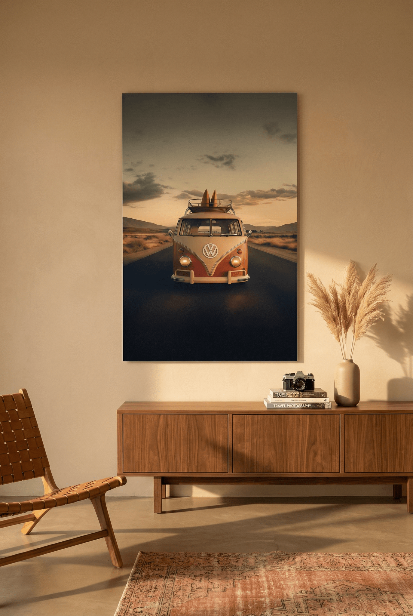VW Bulli T1 – Die Freiheit der offenen Straße | Dein Wandbild - Dein Wandbild