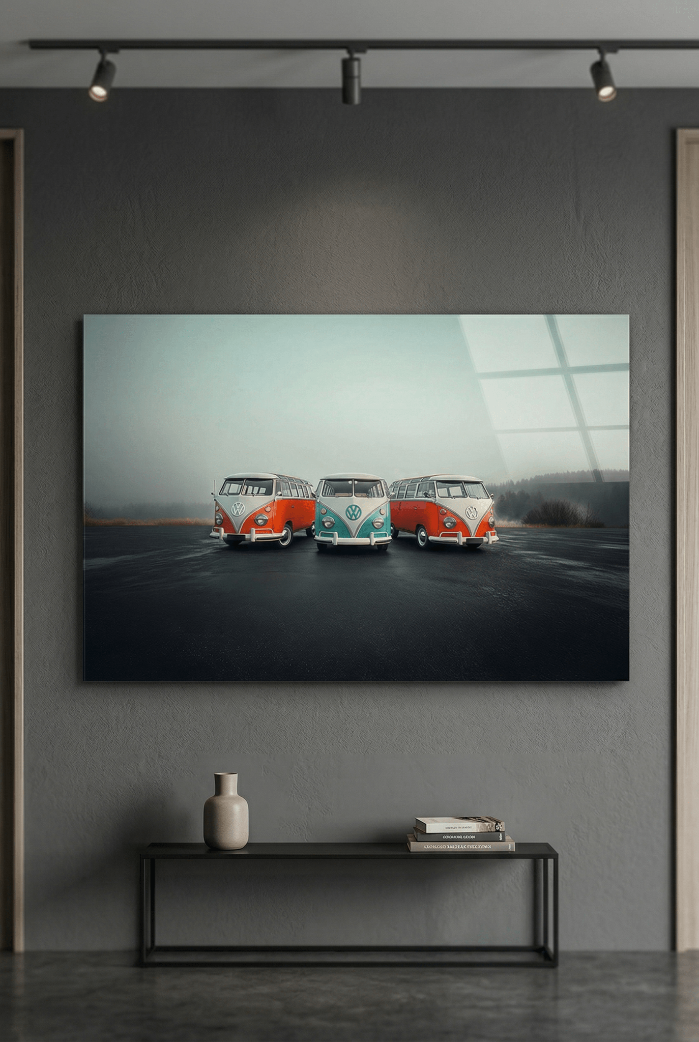 VW Bulli T1 – Dreifache Nostalgie auf der Straße | Dein Wandbild - Dein Wandbild