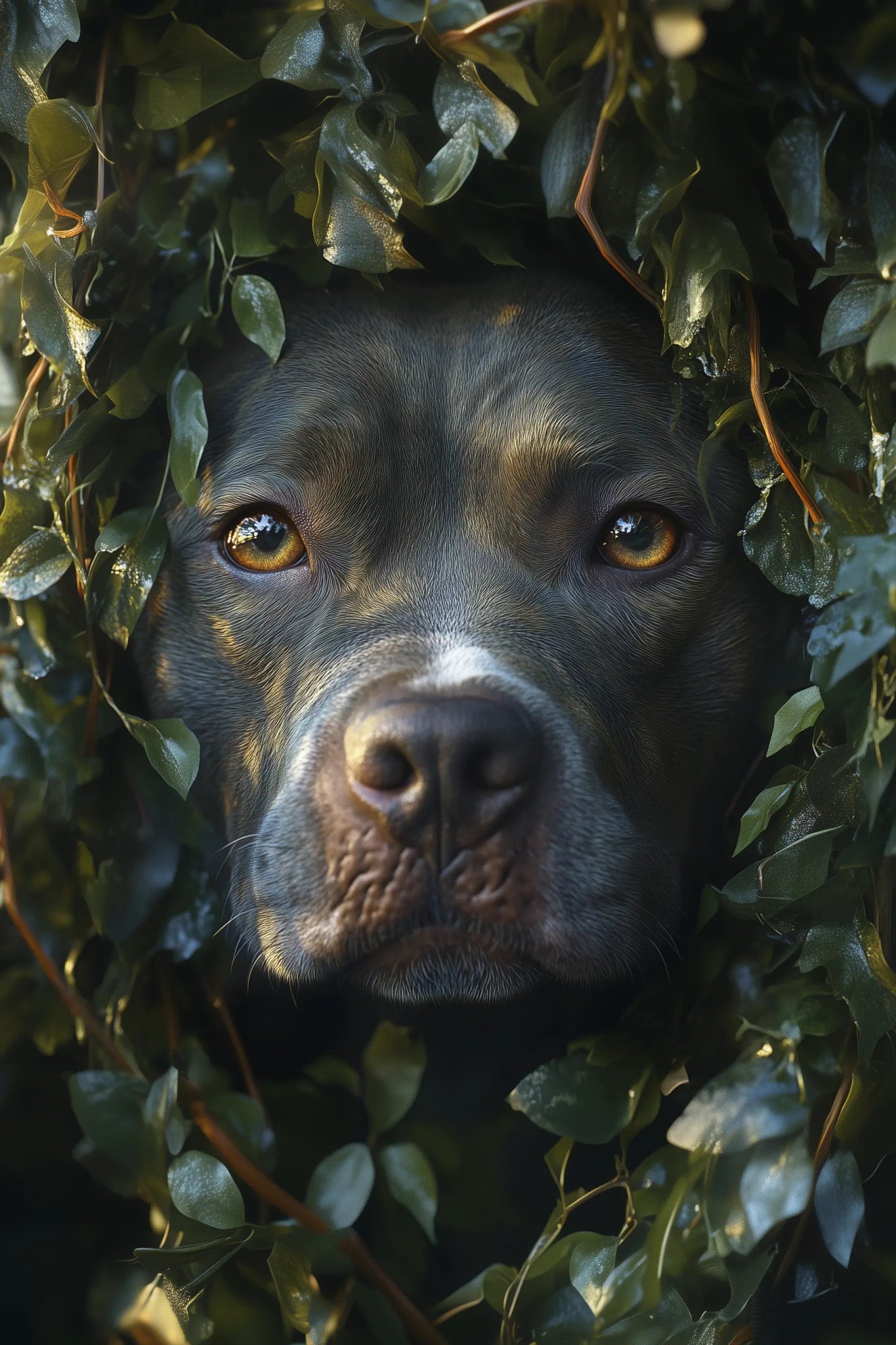 Wächter der Natur – Ein Blick voller Tiefe | Dein Wandbild - Dein Wandbild