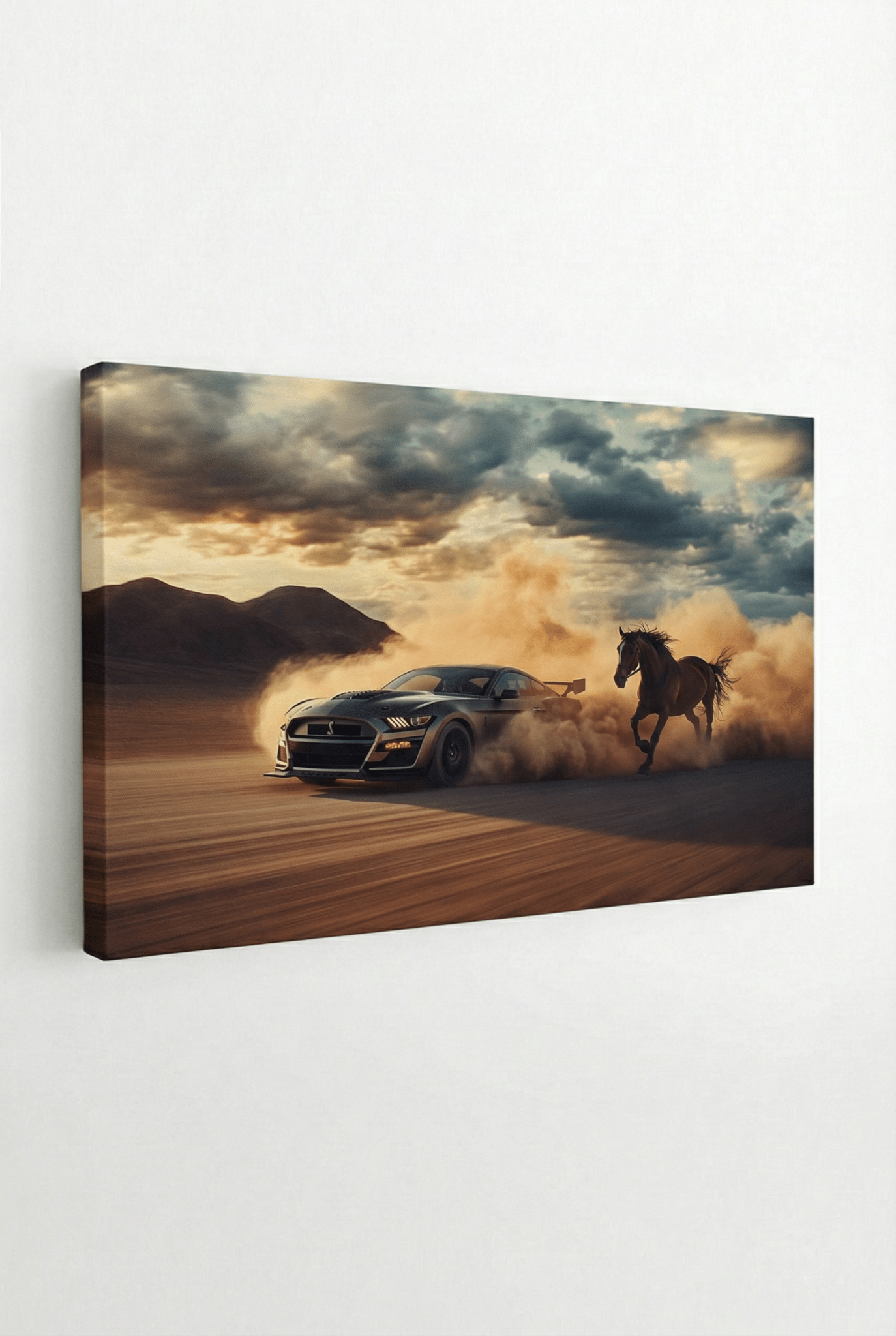 Wild Speed – Episches Autobild mit Mustang - Power | Dein Wandbild - Dein Wandbild