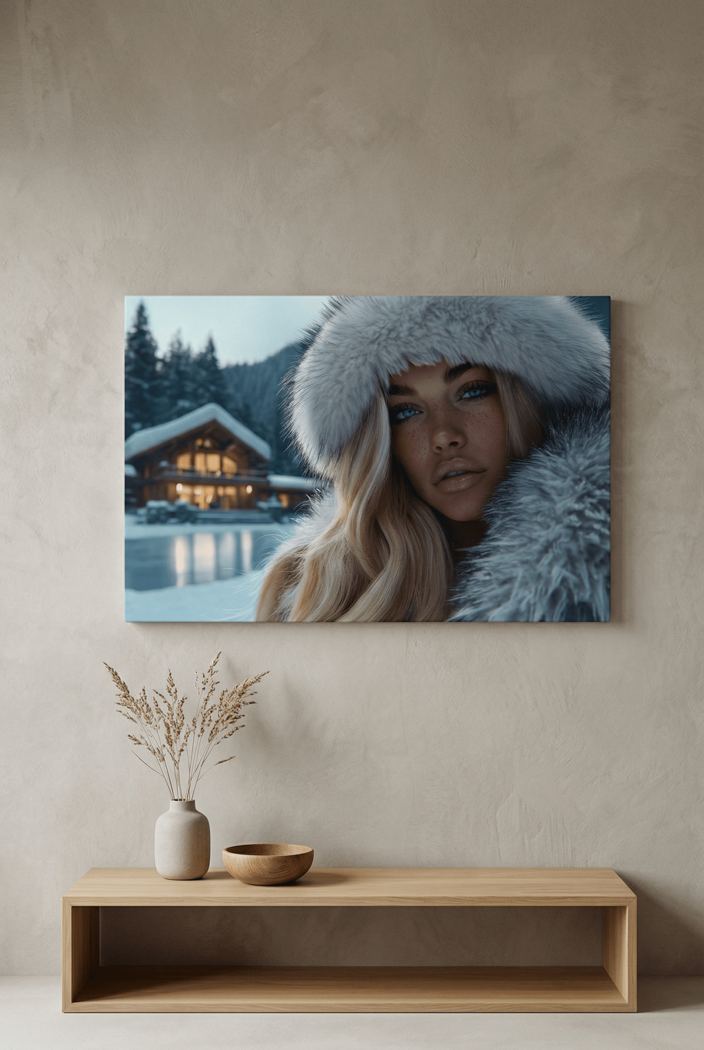 Winterzauber – Skandinavische Kälte als stilvoller Kunstdruck | Dein Wandbild - Dein Wandbild