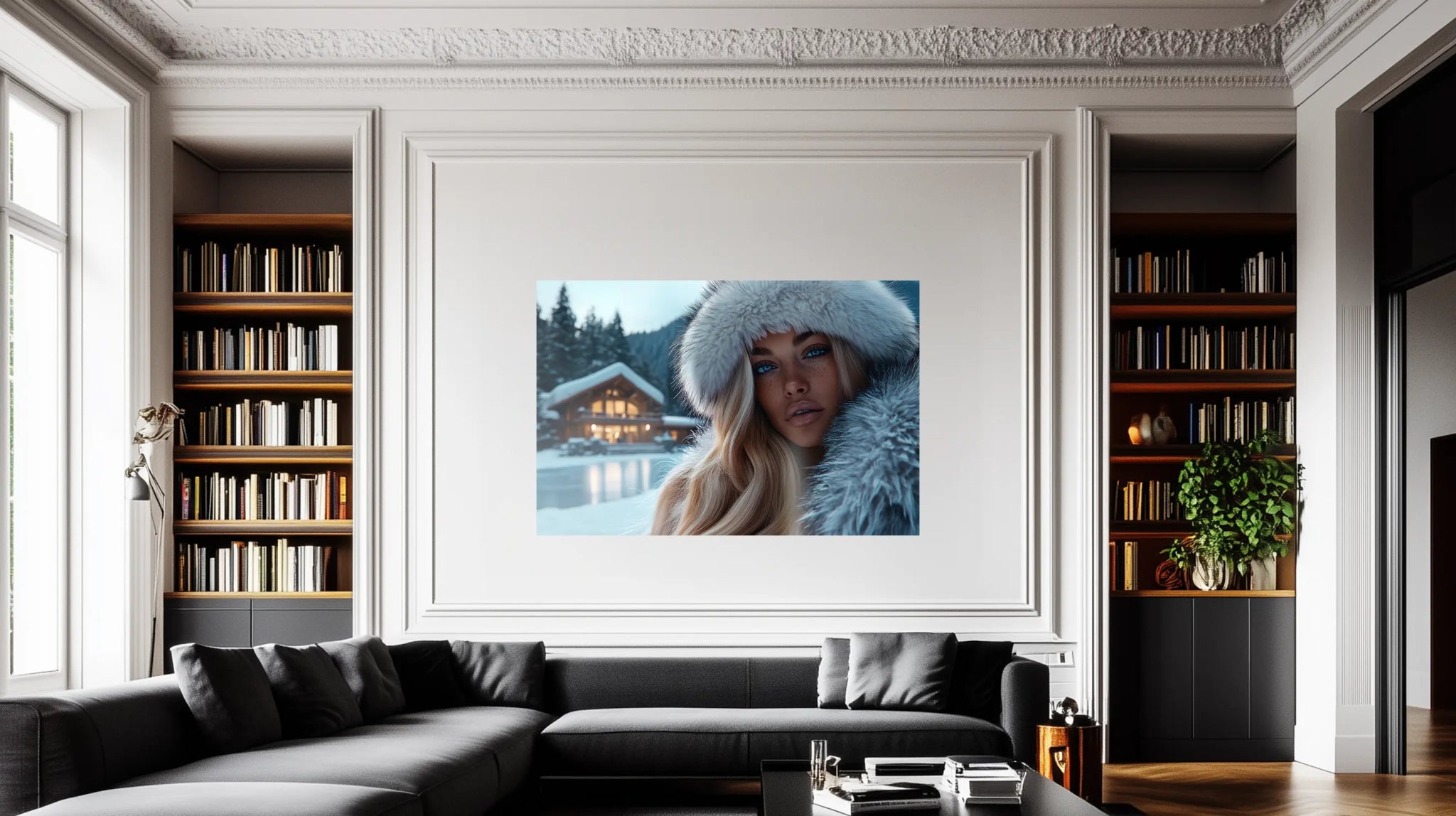 Winterzauber – Skandinavische Kälte als stilvoller Kunstdruck | Dein Wandbild - Dein Wandbild