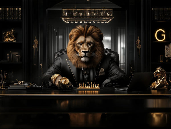 CEO der Wildnis | Premium Wandbild - Dein Wandbild