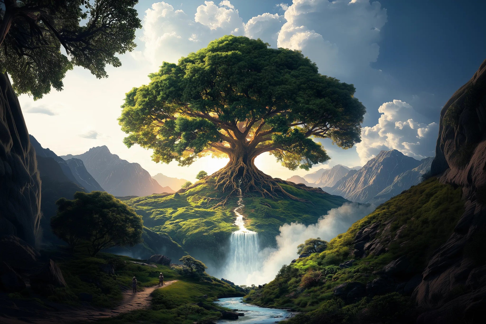 Der majestätische Baum des Lebens – Naturbild mit Symbolkraft & Größe | Dein Wandbild - Dein Wandbild