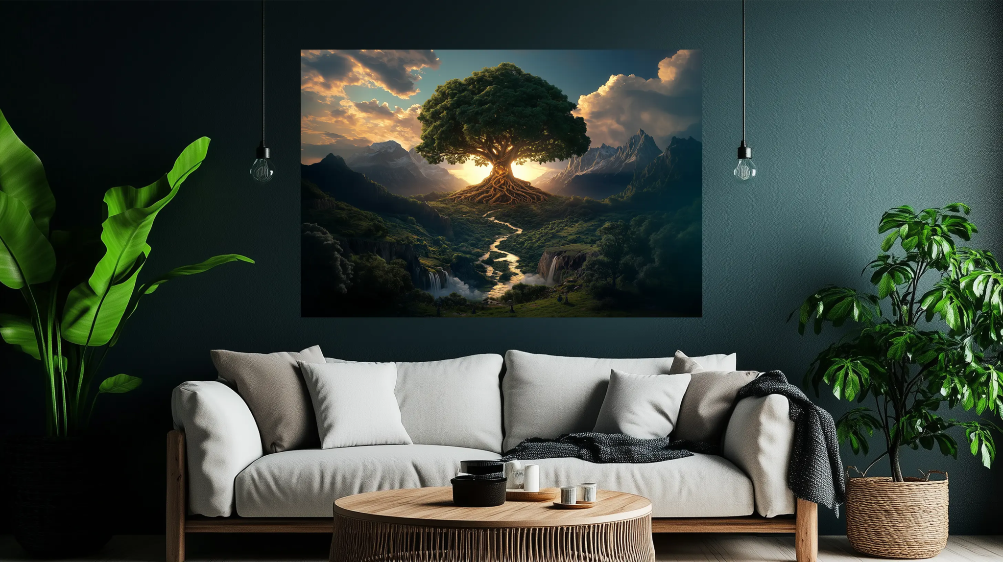 Der mythische Baum des Lebens – Naturbild mit spiritueller Symbolkraft | Dein Wandbild - Dein Wandbild