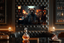 Der unaufhaltsame Pate der Nacht | Premium Wandbild - Dein Wandbild