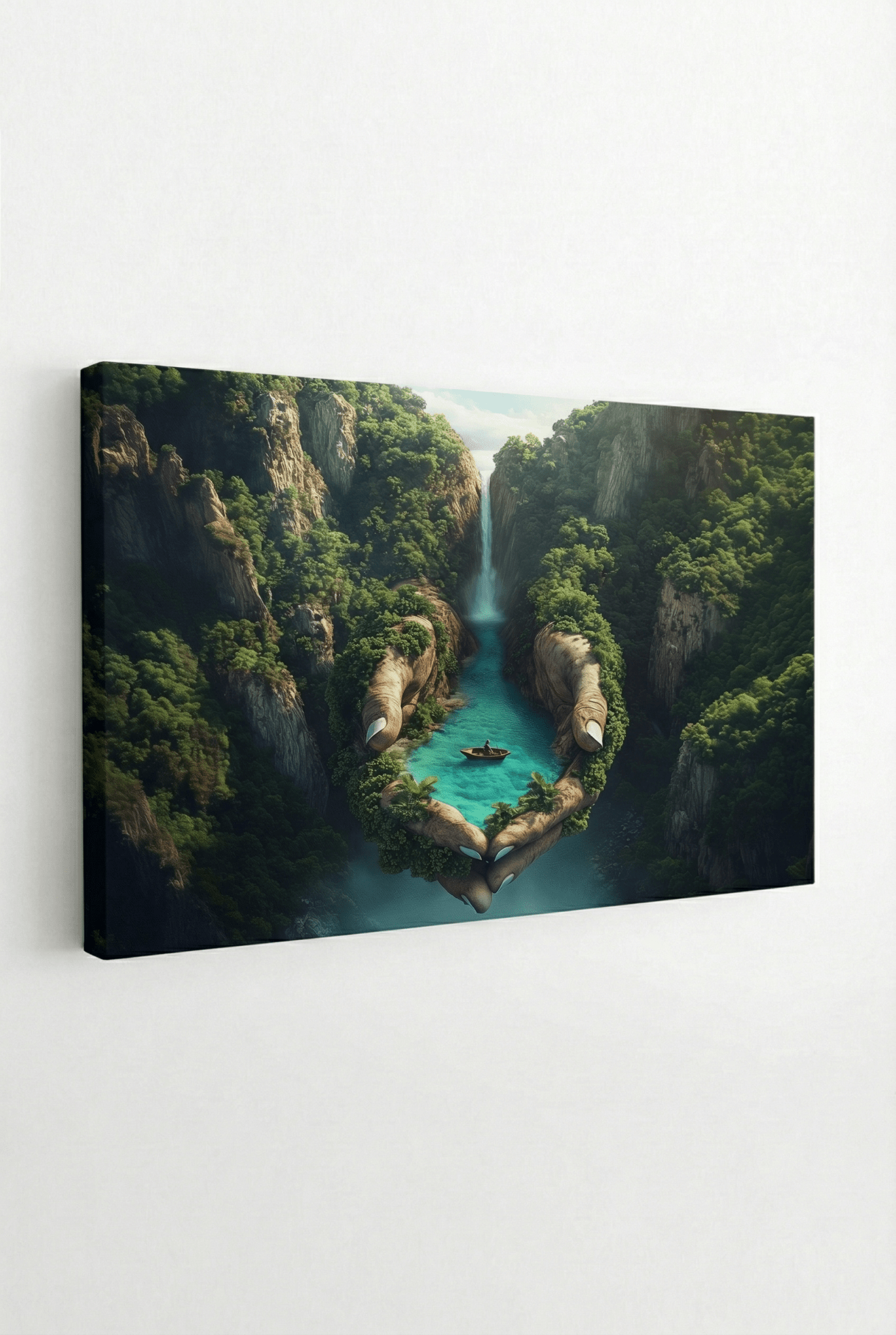 Die Hände der Natur – Kunstdruck als göttliches Naturbild | Dein Wandbild - Dein Wandbild