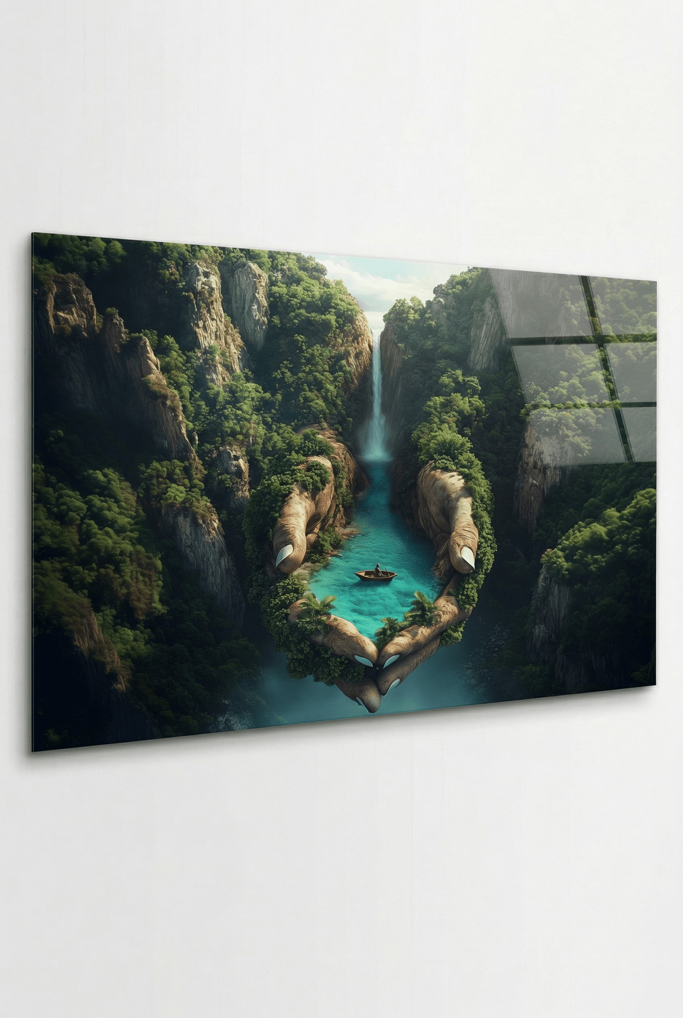 Die Hände der Natur – Kunstdruck als göttliches Naturbild | Dein Wandbild - Dein Wandbild