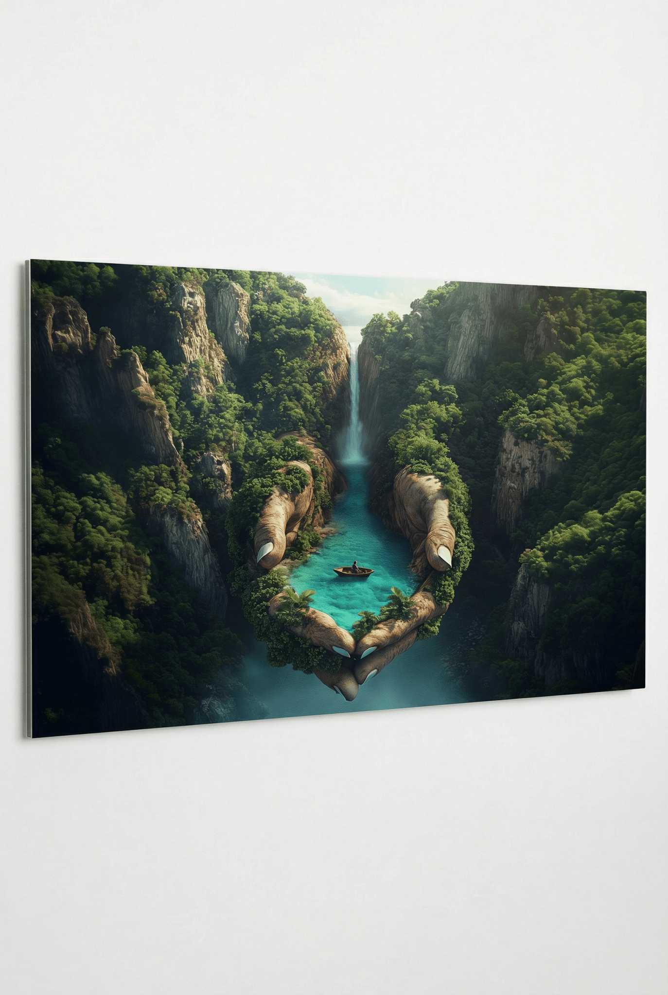 Die Hände der Natur – Kunstdruck als göttliches Naturbild | Dein Wandbild - Dein Wandbild