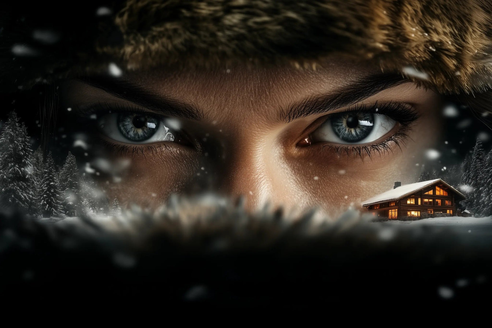 Eisige Eleganz – Der Blick des Winters als edler Kunstdruck | Dein Wandbild - Dein Wandbild