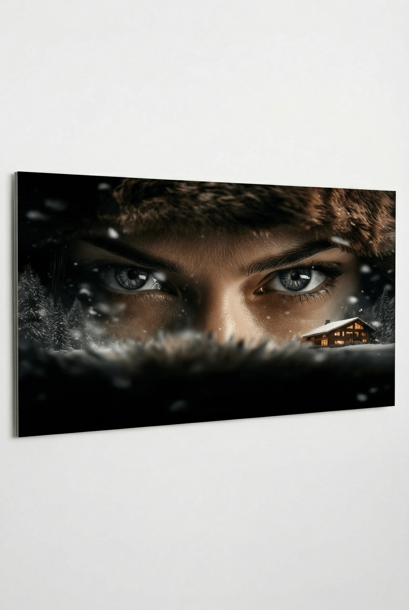 Eisige Eleganz – Der Blick des Winters als edler Kunstdruck | Dein Wandbild - Dein Wandbild