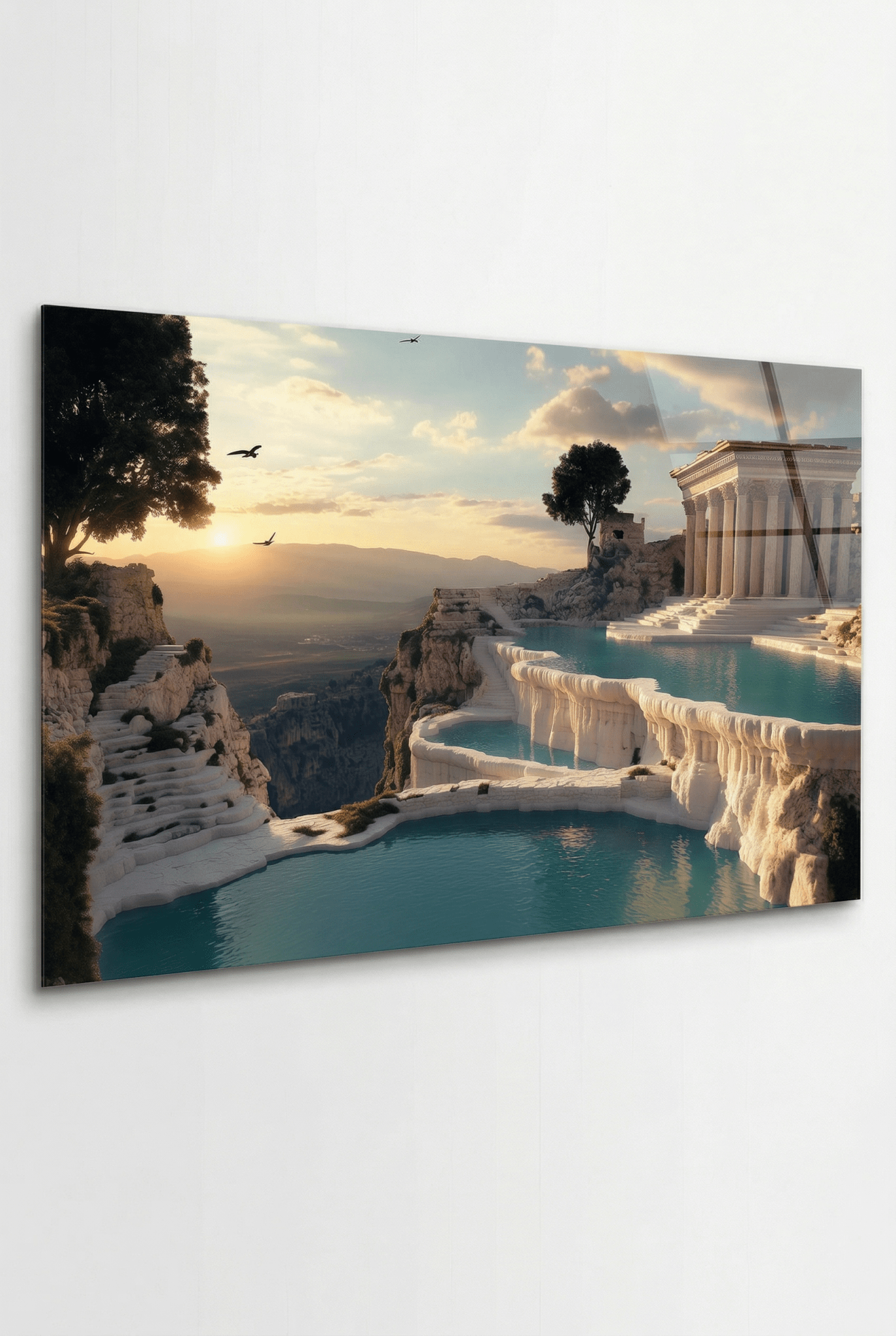 Elysian Springs – Kunstbild mit antiker Eleganz & Naturmagie | Dein Wandbild - Dein Wandbild