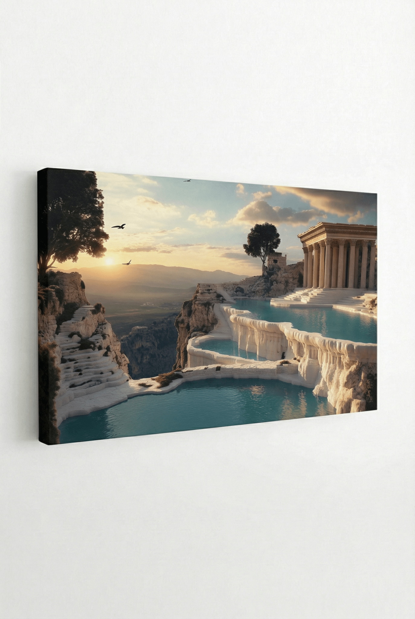 Elysian Springs – Kunstbild mit antiker Eleganz & Naturmagie | Dein Wandbild - Dein Wandbild