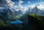 Epische Berglandschaft – Landschaftsbild mit Weitblick & Naturgewalt | Dein Wandbild - Dein Wandbild