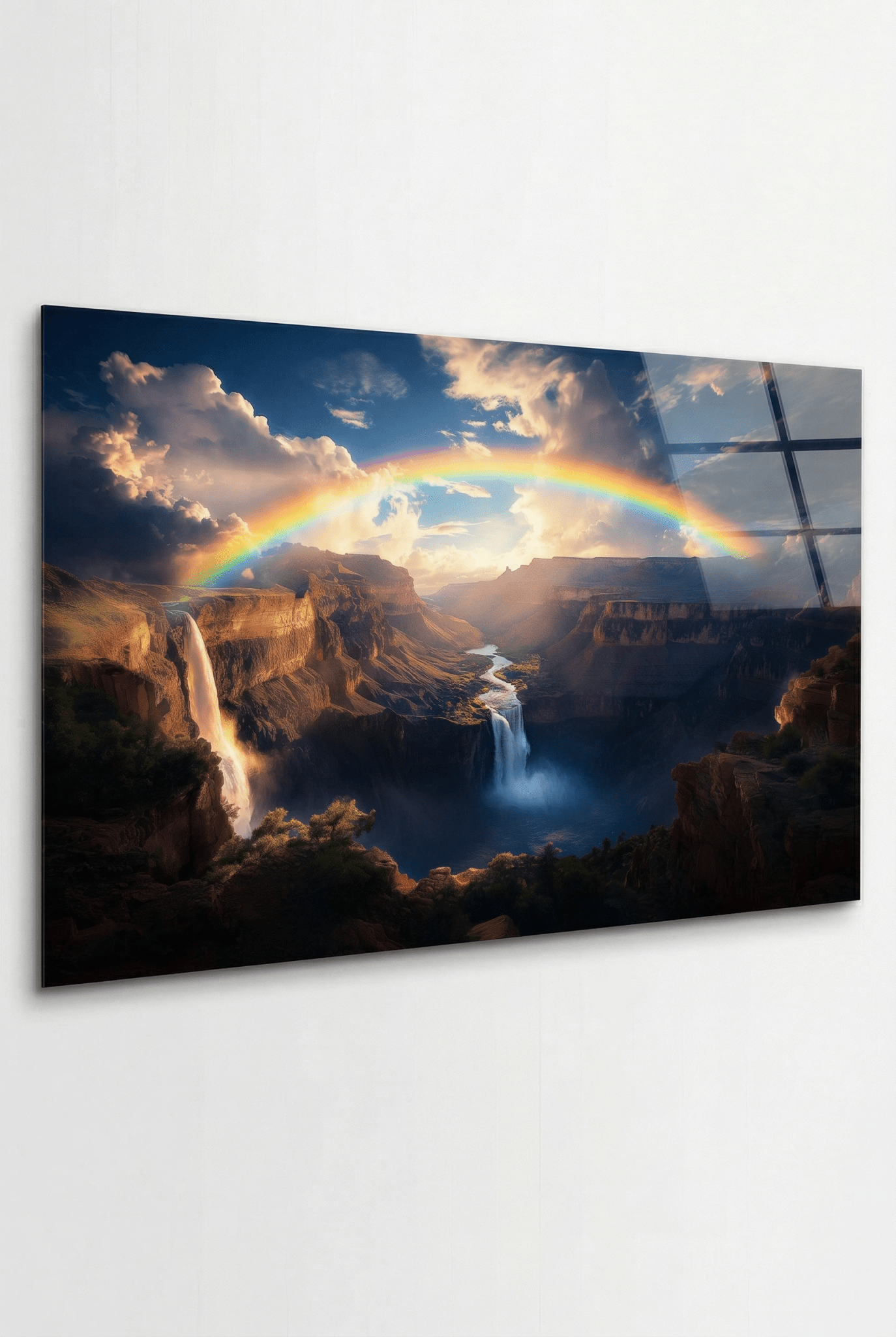 Eternal Horizon – Naturbild mit Regenbogen - Magie & Ruhe | Dein Wandbild - Dein Wandbild