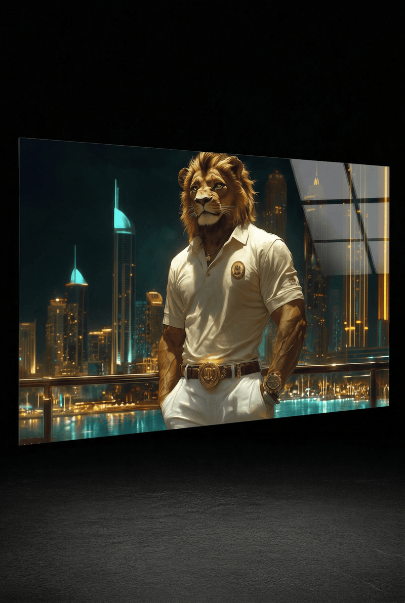G Lion – Der Löwe der Skyline | G Animals - Dein Wandbild