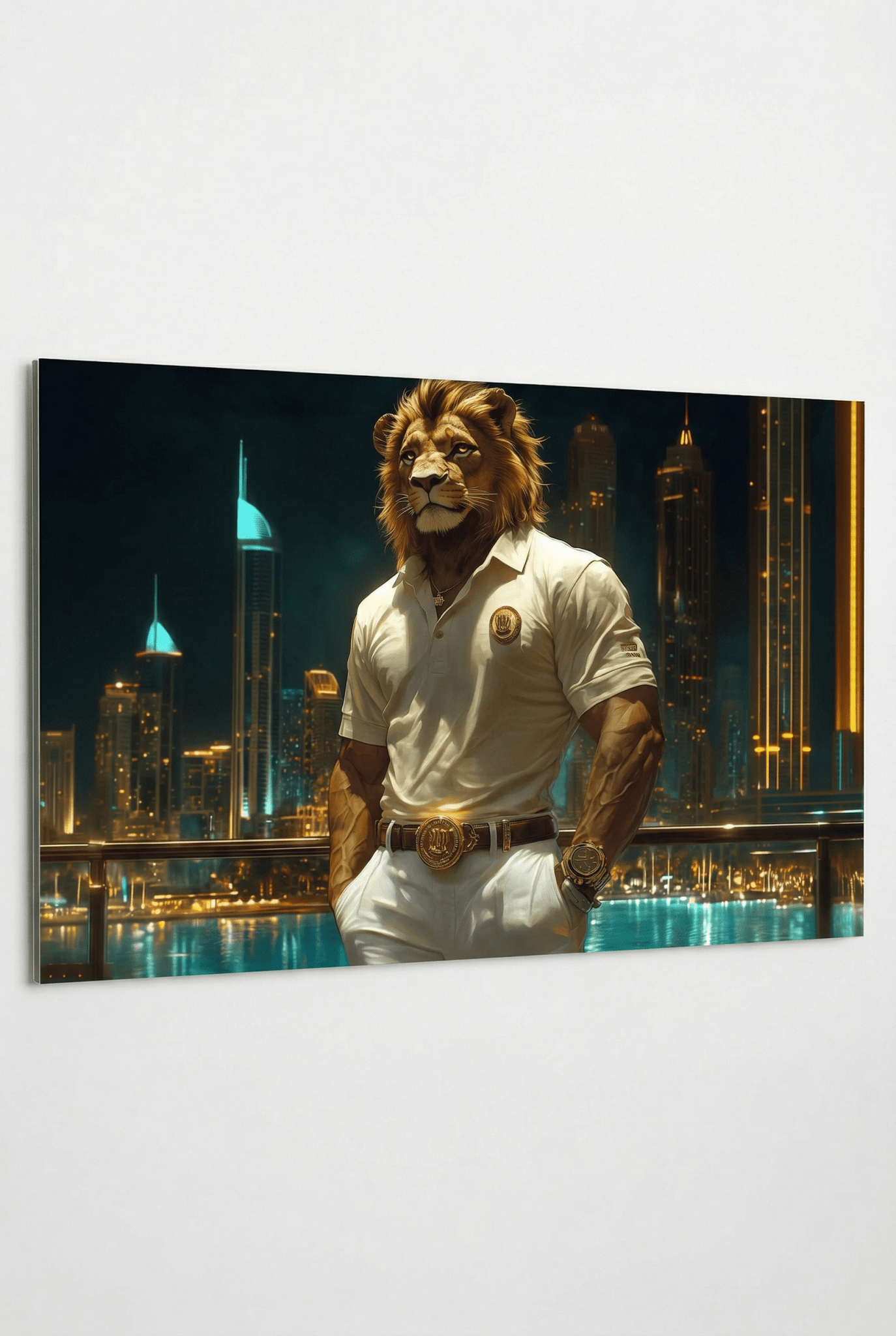 G Lion – King of the Skyline | G Animals - Dein Wandbild