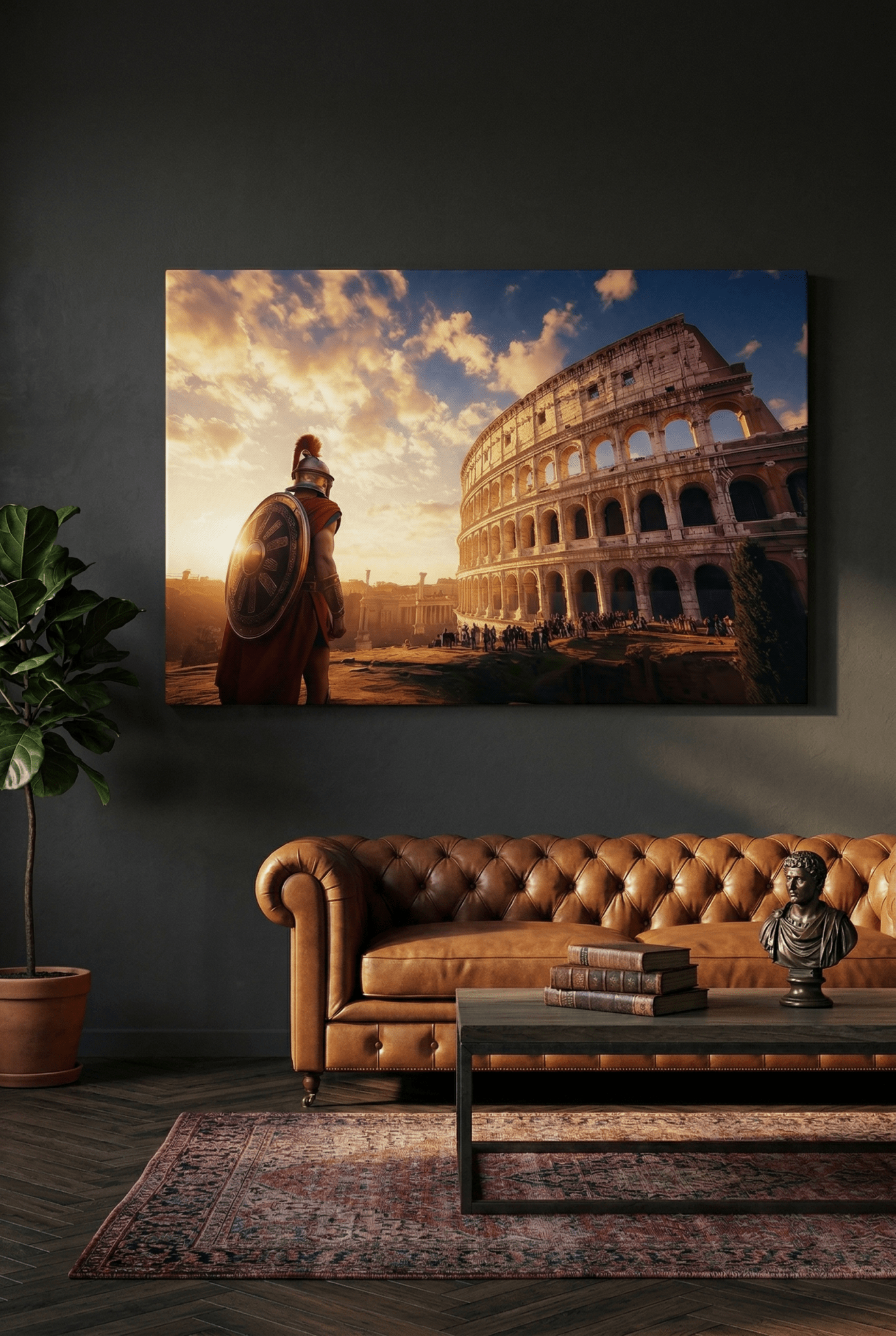 Gladiator’s Legacy – Architekturbild mit dem Kolosseum in epischem Licht | Dein Wandbild - Dein Wandbild