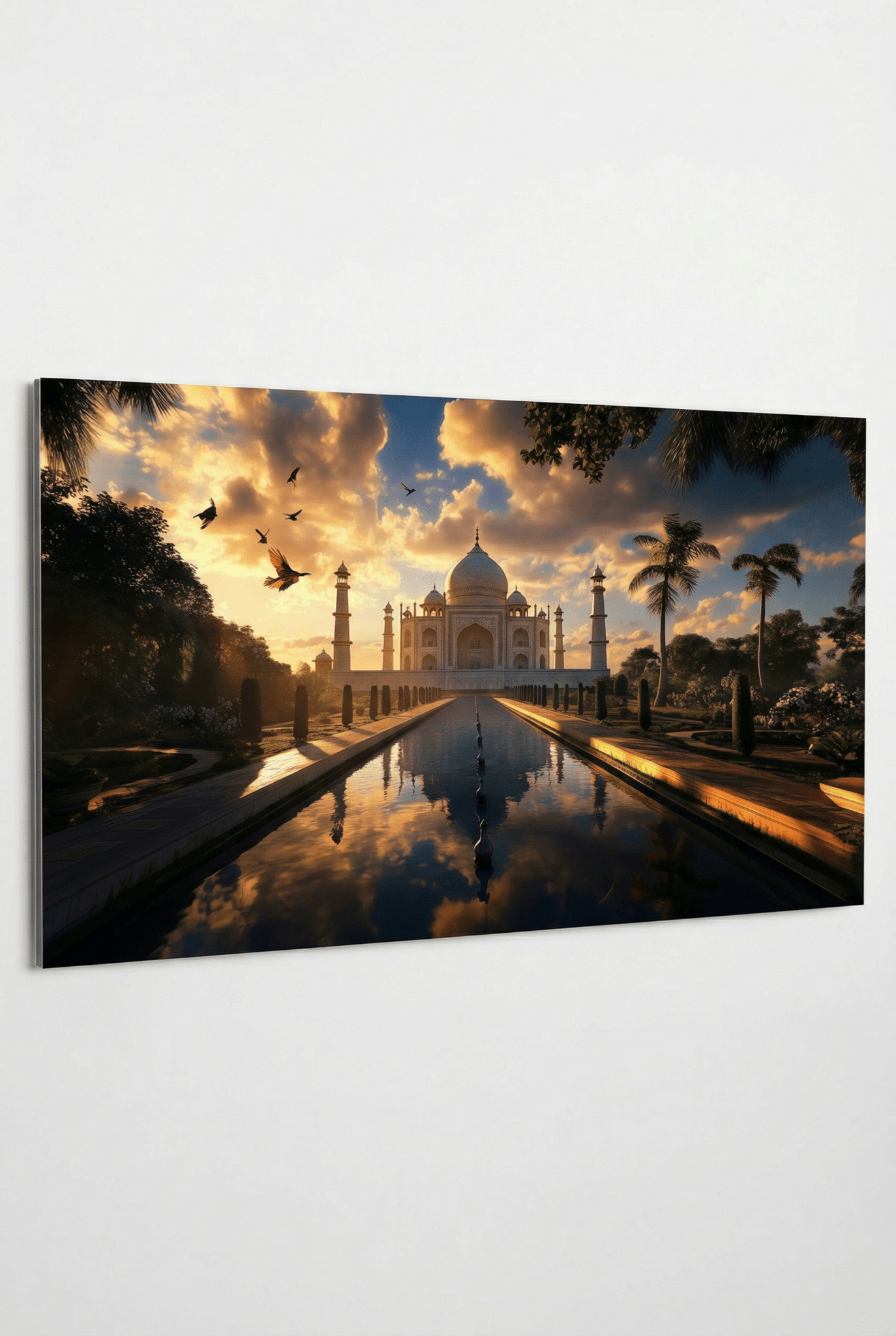 Golden Majesty – Architekturbild des Taj Mahal im Licht der Ewigkeit | Dein Wandbild - Dein Wandbild