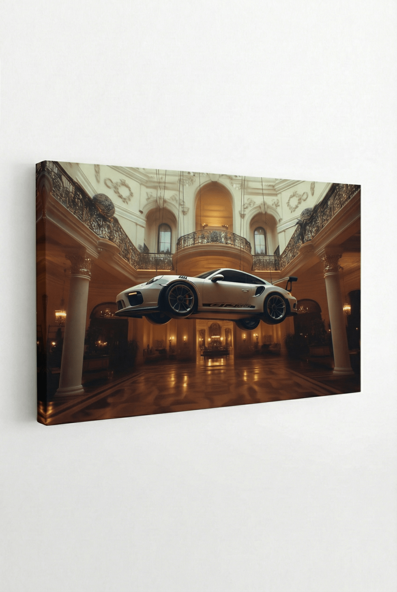 GT3 Prestige – Porsche Autobild mit Luxus & surrealer Eleganz | Dein Wandbild - Dein Wandbild