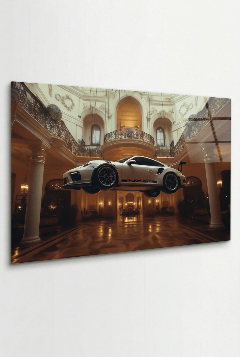 GT3 Prestige – Porsche Autobild mit Luxus & surrealer Eleganz | Dein Wandbild - Dein Wandbild