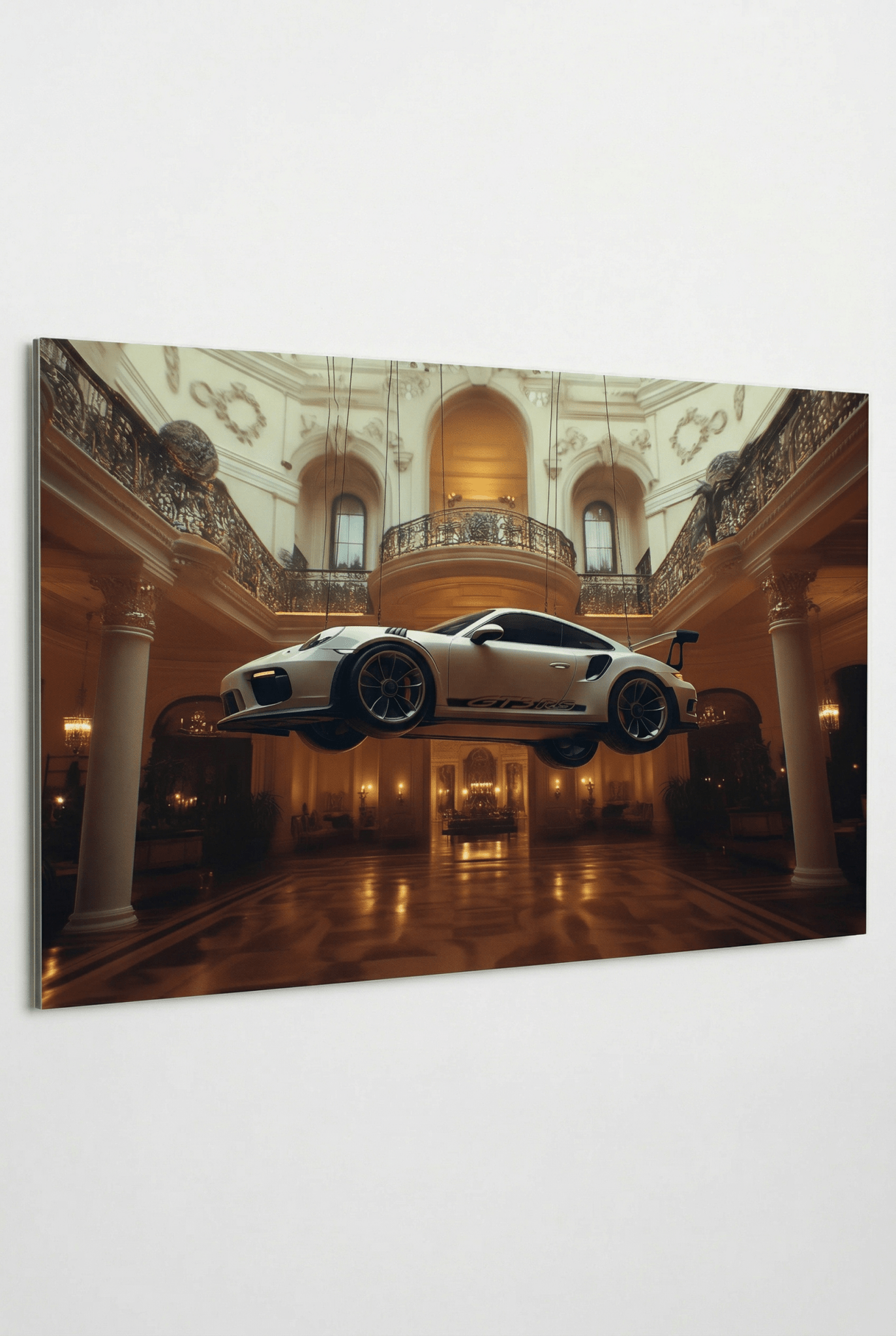 GT3 Prestige – Porsche Autobild mit Luxus & surrealer Eleganz | Dein Wandbild - Dein Wandbild