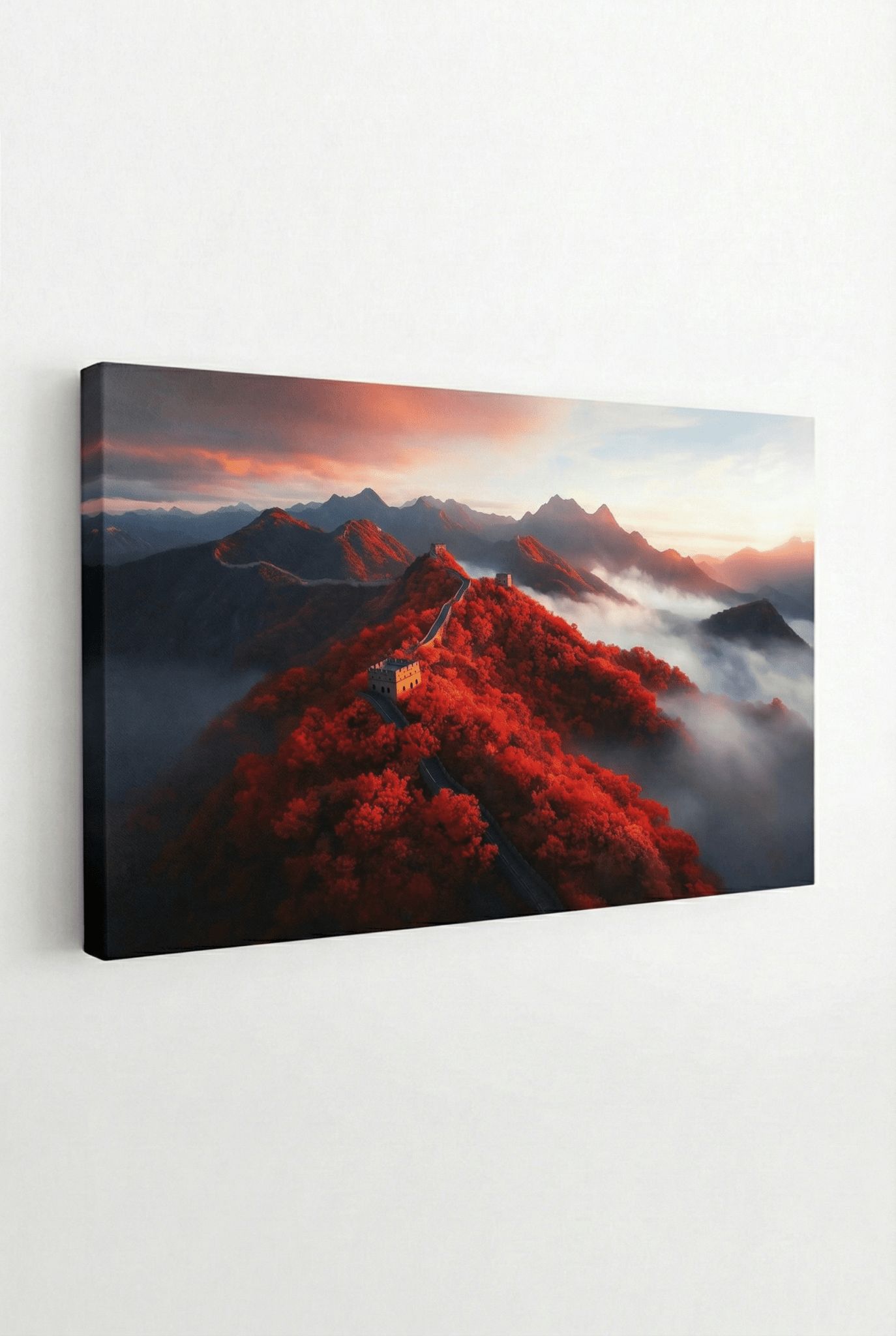 Imperial Autumn – Landschaftsbild der Chinesischen Mauer im Herbst | Dein Wandbild - Dein Wandbild