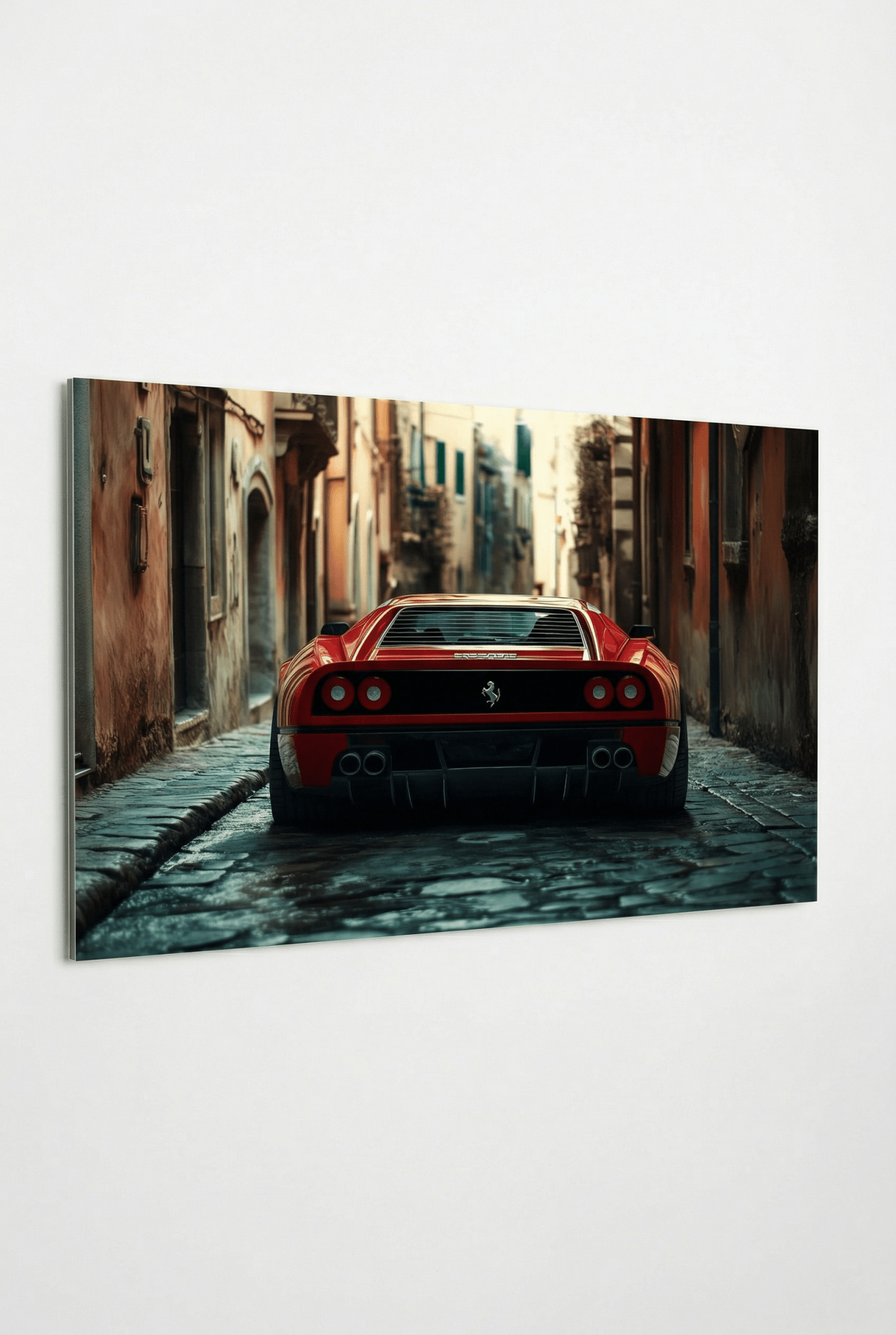 Italian Legacy – Supersportwagen Autobild mit klassischer Kulisse | Dein Wandbild - Dein Wandbild