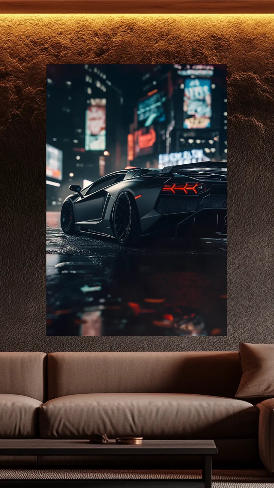 Lamborghini Aventador SVJ – Der dunkle Schatten | Dein Wandbild - Dein Wandbild