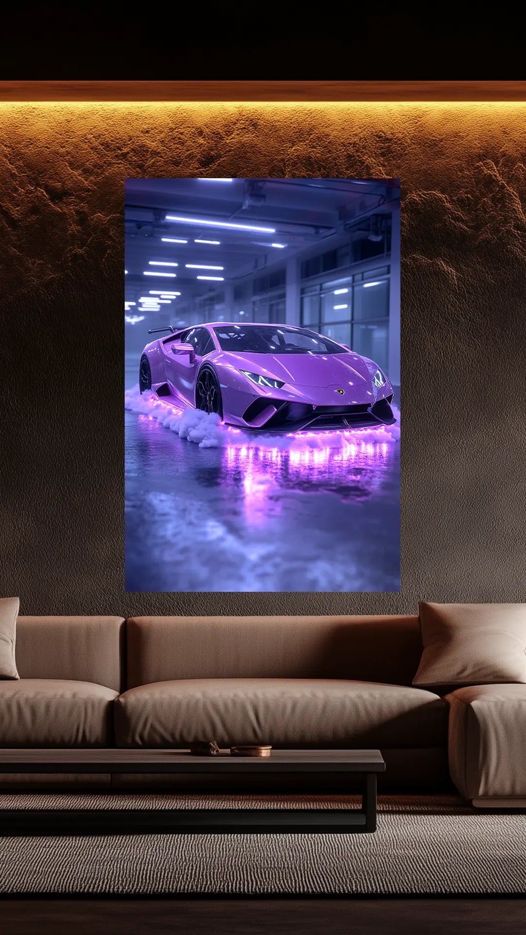 Lamborghini Huracán STO – Neontraum auf vier Rädern | Dein Wandbild - Dein Wandbild