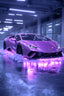 Lamborghini Huracán STO – Neontraum auf vier Rädern | Dein Wandbild - Dein Wandbild