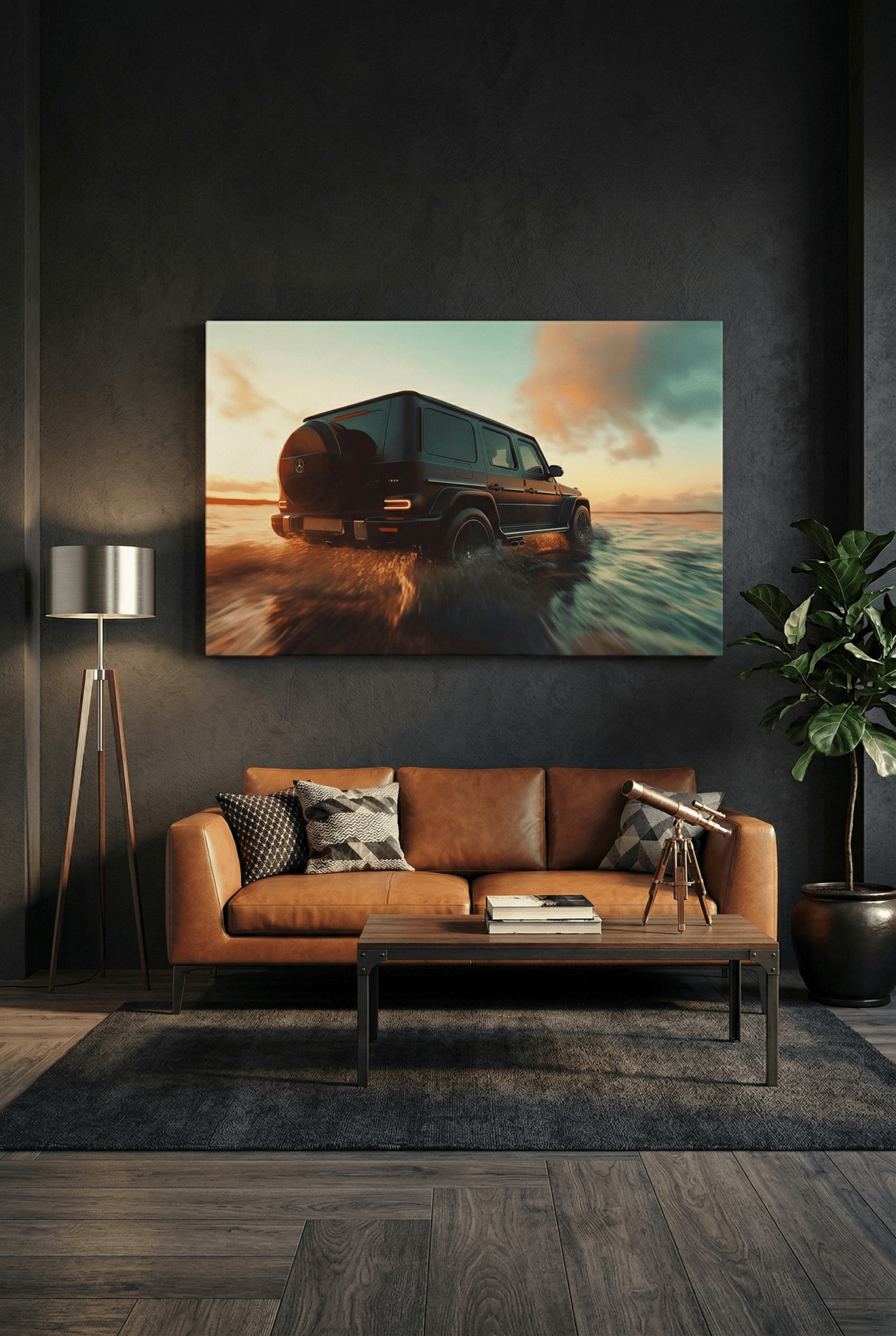 Luxury Drive – G - Wagon Autobild mit urbanem Luxus & Dominanz | Dein Wandbild - Dein Wandbild