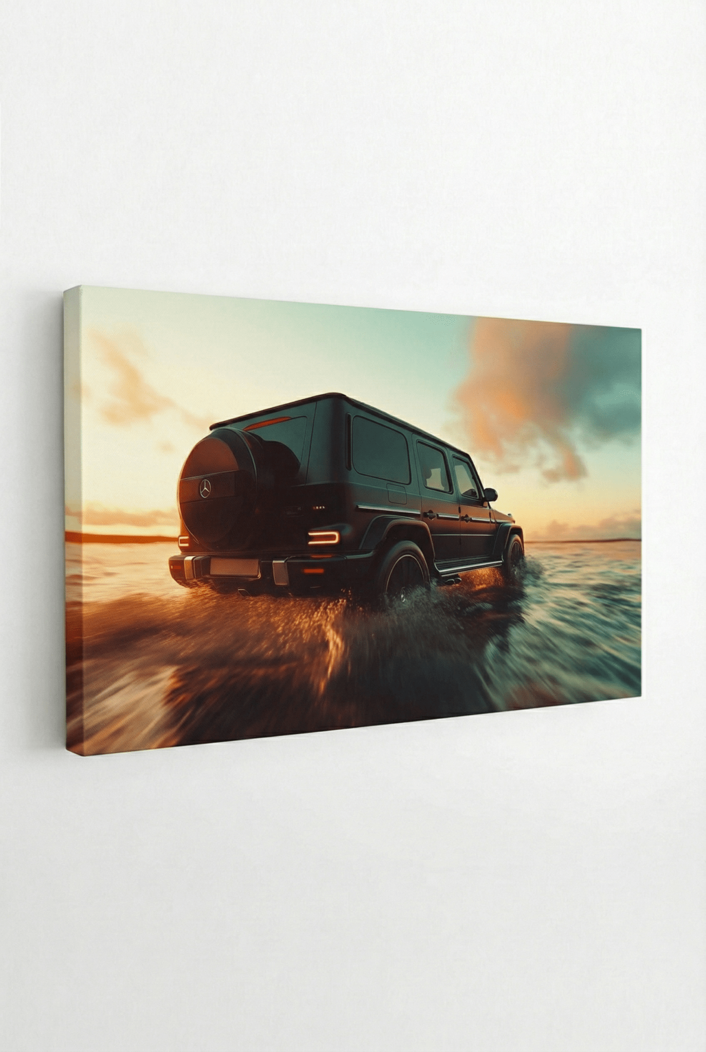 Luxury Drive – G - Wagon Autobild mit urbanem Luxus & Dominanz | Dein Wandbild - Dein Wandbild