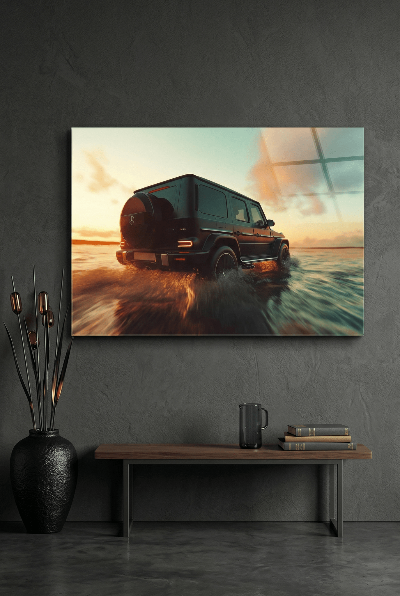 Luxury Drive – G - Wagon Autobild mit urbanem Luxus & Dominanz | Dein Wandbild - Dein Wandbild