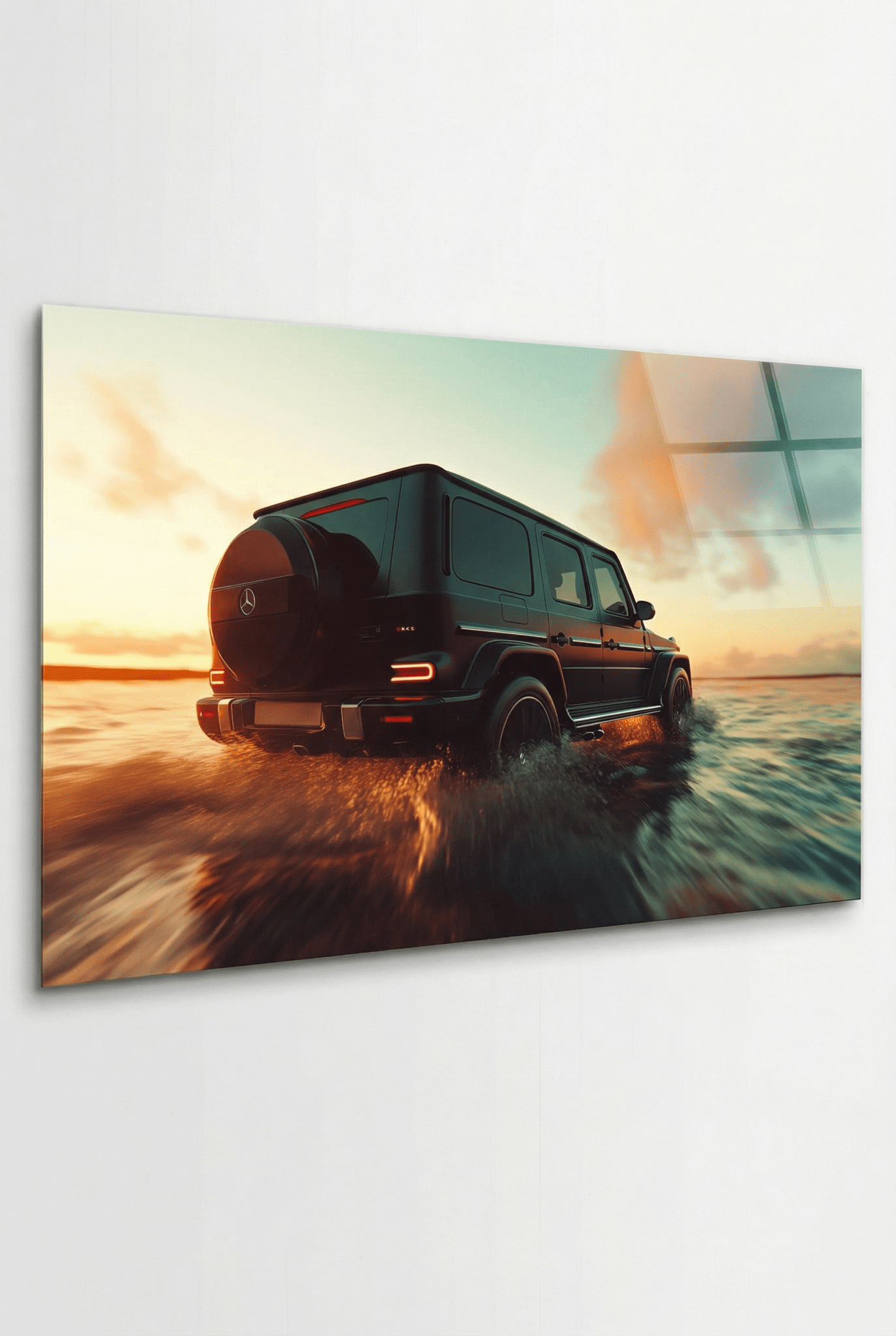 Luxury Drive – G - Wagon Autobild mit urbanem Luxus & Dominanz | Dein Wandbild - Dein Wandbild