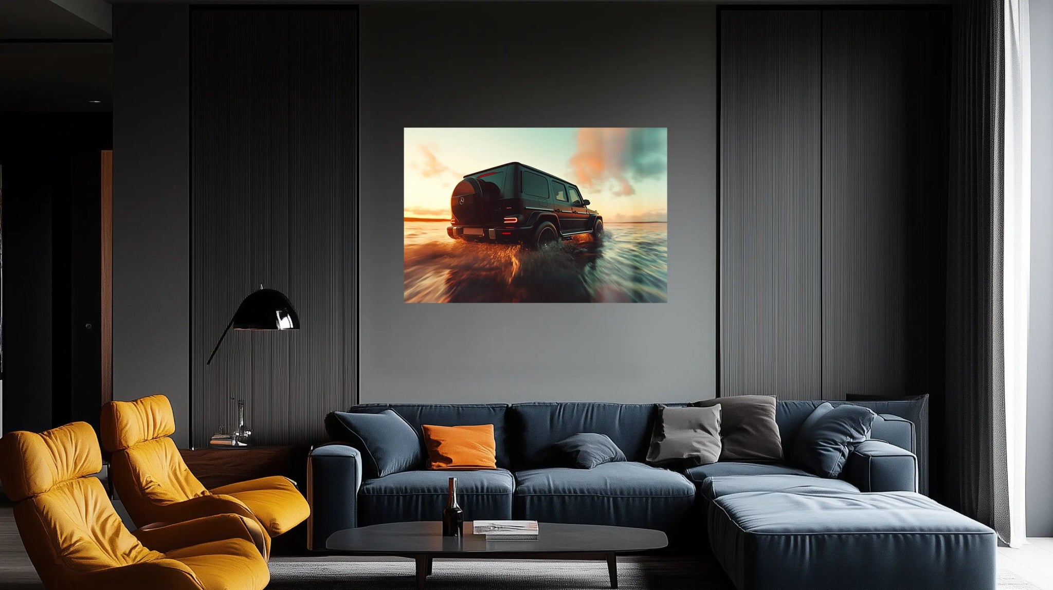 Luxury Drive – G - Wagon Autobild mit urbanem Luxus & Dominanz | Dein Wandbild - Dein Wandbild