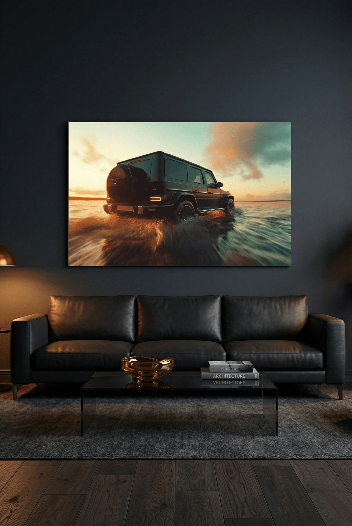 Luxury Drive – G - Wagon Autobild mit urbanem Luxus & Dominanz | Dein Wandbild - Dein Wandbild